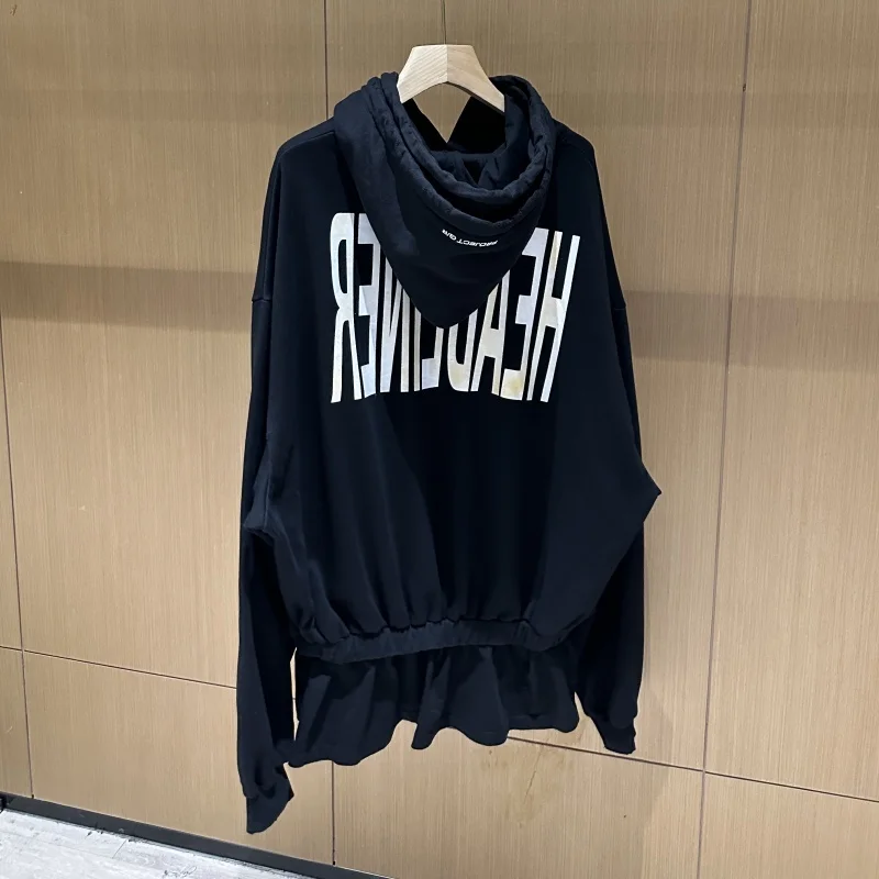 Trend Brand 25SSGRAILZ New 1:1 Silhouette Letters Stacked Loose Knit Sweatshirt Men's Women's Hoodie Coats