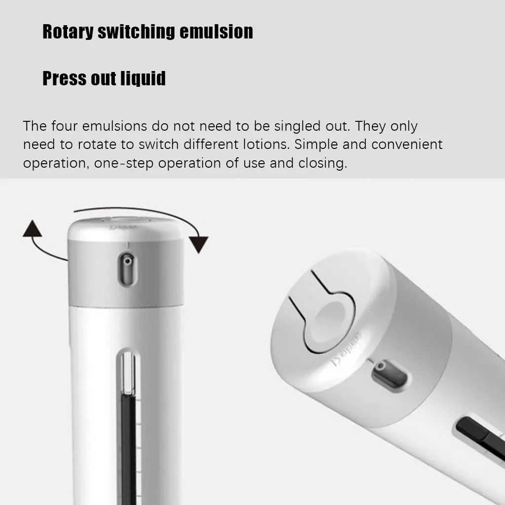 موزع السفر سبليت زجاجة شامبو غسول هلام الاستحمام زجاجة الصابون 4 في 1 زجاجة فرعية فارغة زجاجات الحاويات الصحافة