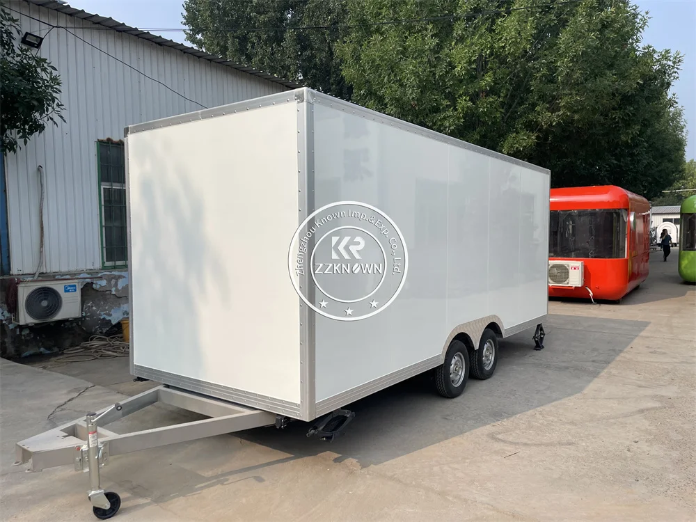 ステンレス鋼のクイック食品トレーラー,ストリートスナック,ピザキオスク,アイスクリームカート,モバイルスタート