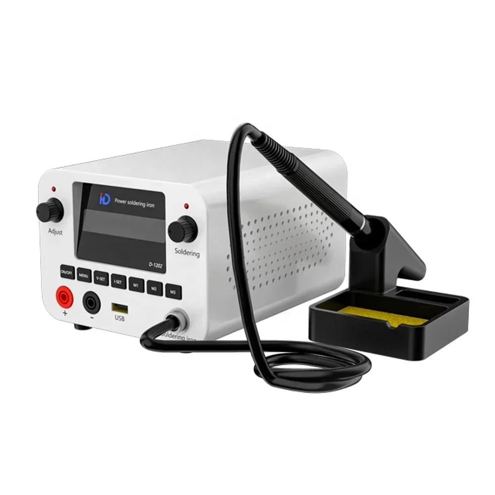 

NEW Tbk D-1202 2in1 Intelligent Power Usb Snel Opladen/T12 Loodvrije Constante Temperatuur Lassen Tafel Geheugen Opslag Functie