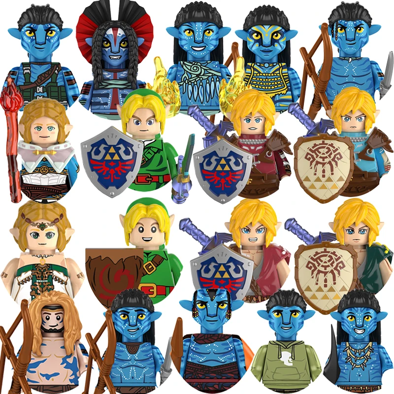 New Avatar Bricks For Toys TP379-386 Gifts DT030 Mini Action Figures Children Building Blocks For Party Gifts