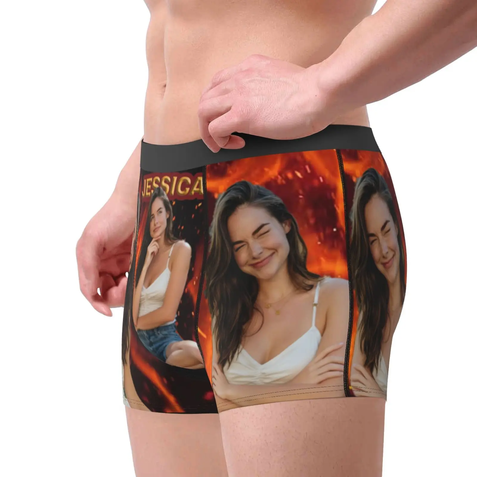 Biancheria intima personalizzata con foto per il viso, boxer personalizzati, regalo di San Valentino da uomo personalizzato per il marito, regalo di anniversario per papà