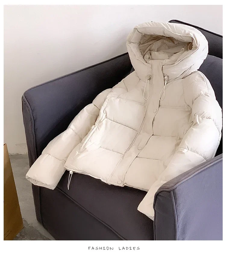 Korean style Soft Warm Cotton Bread Jacket Winter New Loose Versatile Cotton Women's Coat Fashion Casual Down Cotton Parkas 2026