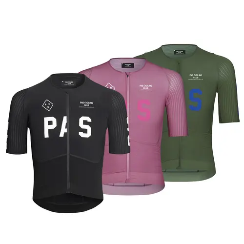 Imagen 1 del producto Camiseta de ciclismo PNS para hombre, camiseta de manga corta Pro Race ajustada, ligera y transpirable, camisetas de bicicleta de carretera MTB de alta calidad