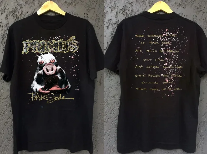 1993 Primus' Pork Soda T-Shirt, Primus' - Pork Soda Shirt, Primus' Pig' Tour 199