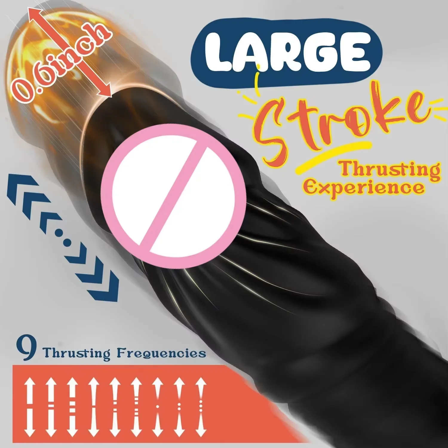 APP Telescopic Double Ring Thrust Vibrator Men's Prostate Massager 5 In 1 Vibrating Plug Dildo Vibrator Adult Sex Toy Men's - view 2