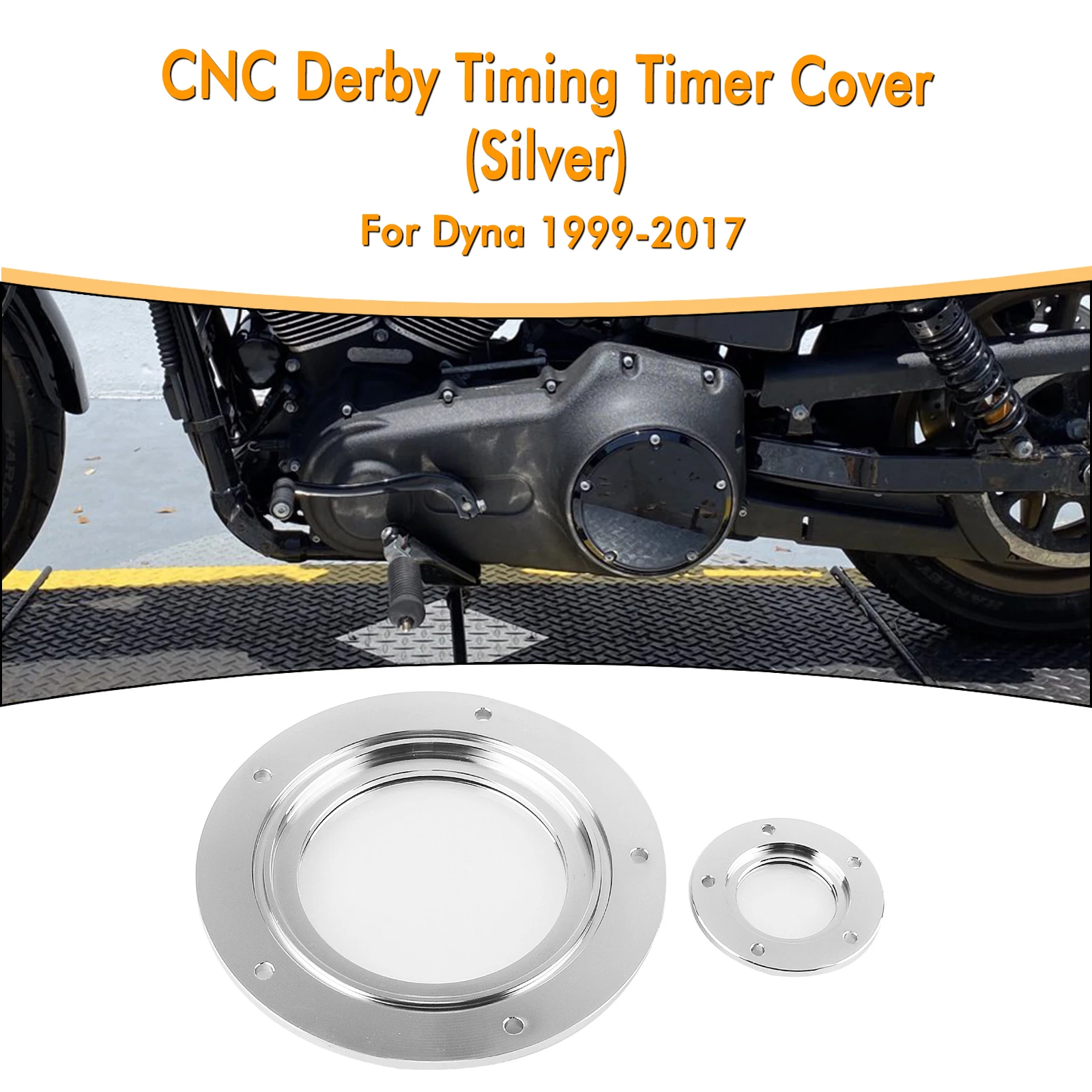 

Motorcycle Engine Derby Timing Timer Cover Cap For Harley Dyna 1999-2017