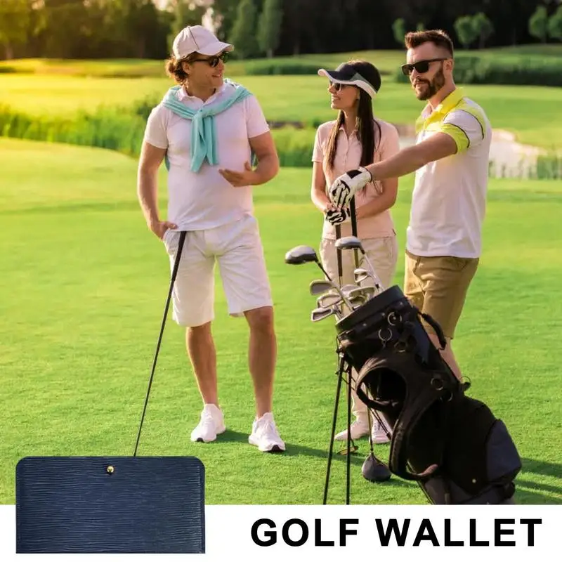 Wallet With Money Clip Wallet-Golf PU Slim Minimalist Wallet Multi-functional Wallet For Golf Occasions Daily Pocket Money