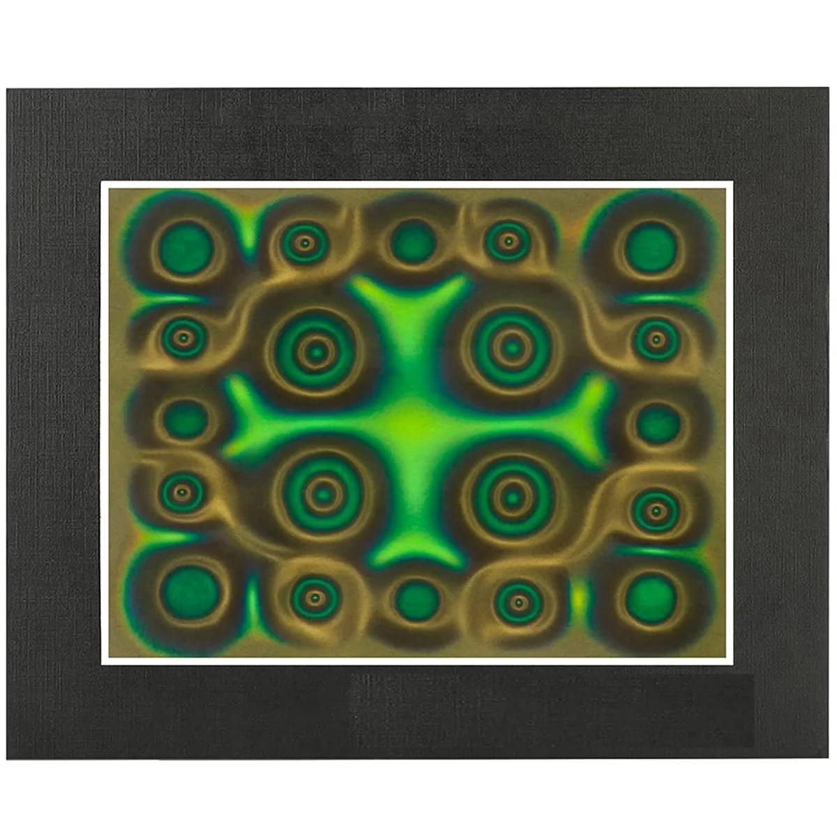 

Magnetic Viewing Film,6X4 Inch Green Magnetic Field Display Film,Magnetic Flux Display, Magnetic Field