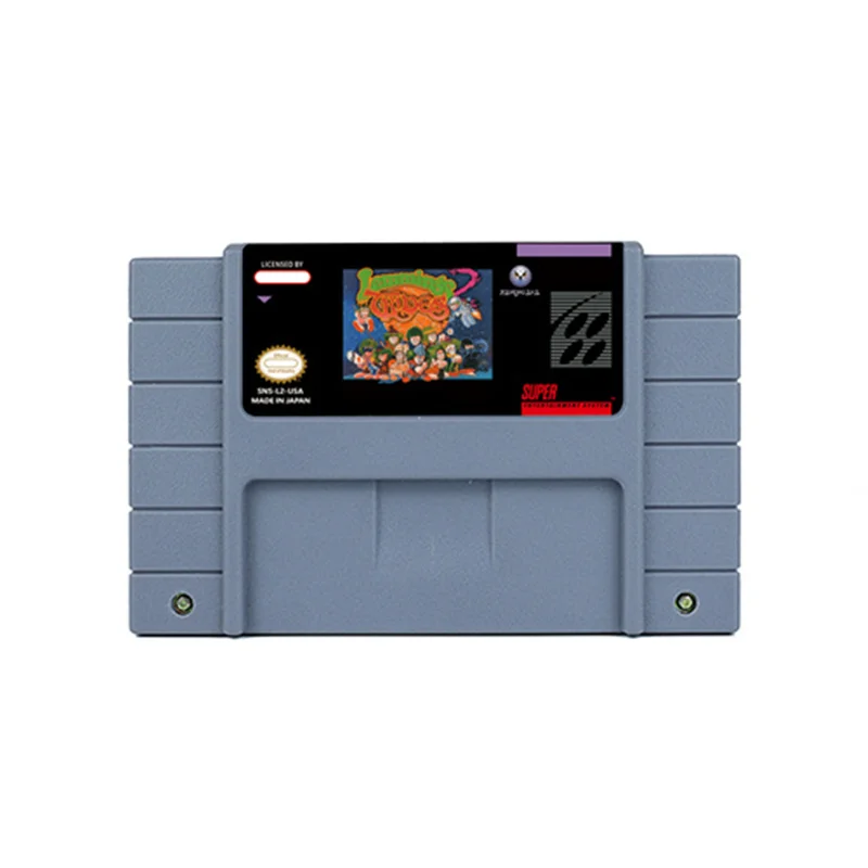 Lemmings 1 2 Action Game for SNES 16 Bit Retro Cart Children Gift