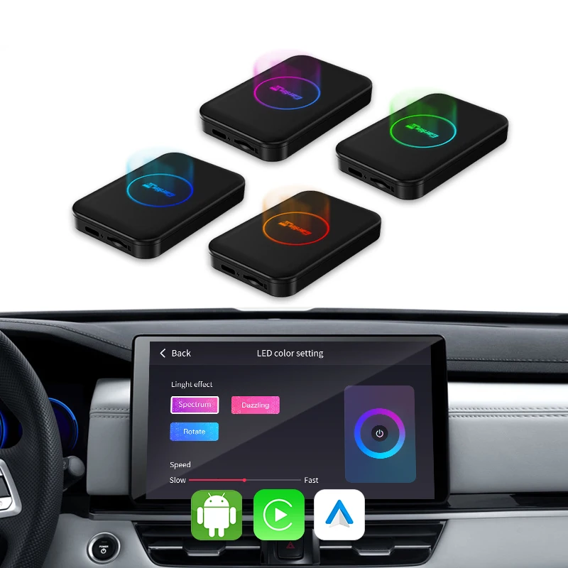 

# Hot Sales Wireless Android Auto Adapter Car USB Conversion CarPlay Automatic 32gb 3 In 1 Car Play Ai Box Youtub