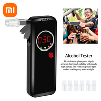 Xiaomi Breathalyzer Professional-Grade Accuracy Alcohol Tester with LCD Digital Display Portable Alcohol Tester Home Party Use