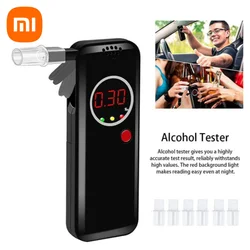Xiaomi Breathalyzer Professional-Grade Accuracy Alcohol Tester with LCD Digital Display Portable Alcohol Tester Home Party Use