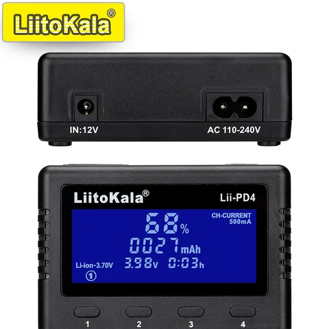 LiitoKala Lii-PD4/PD2 Зарядное устройство для аккумуляторов — детальный вид товара