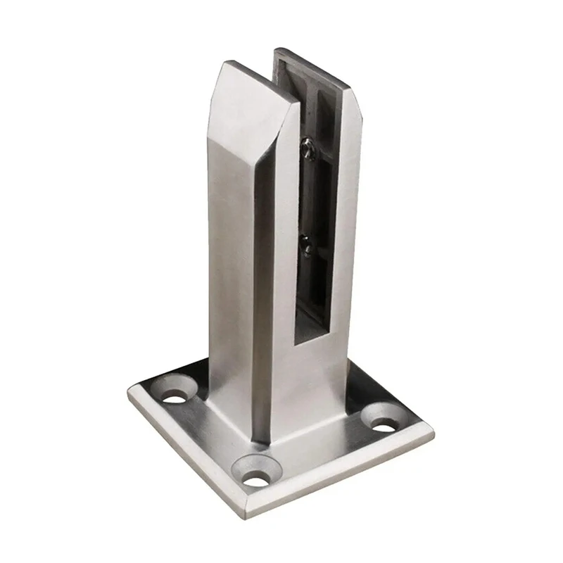 A73P-304 Stainless Steel Clamp Glass Panel Pool Fence Staircase Bracket Spigot Balustrade Floor Deck Balustrade Railing Moun