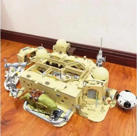 

Горячие игрушки 60016 Mos Eisiley Cantina, совместимые с 75290, строительные блоки, кирпичи, развивающие игрушки, подарки на день рождения, Рождество, блок