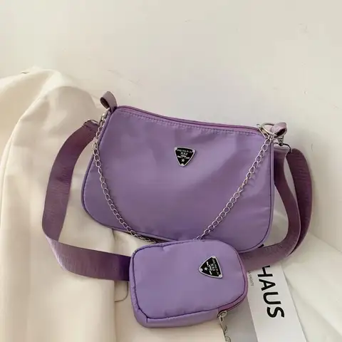 महिलाओं के लिए नायलॉन क्रॉसबॉडी बैग फैशन पोर्टेबल कैज़ुअल अंडरआर्म बैग छात्रों के लिए क्रॉस बॉडी बैग 10 best sales नायलॉन क्रॉसबॉडी बैग - №8