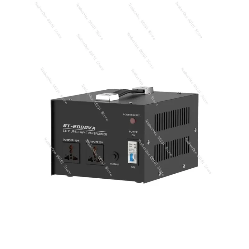 ST Series Step-Up Transformer 500W-3000W, 110V to 220V Voltage Converter for Home Appliances