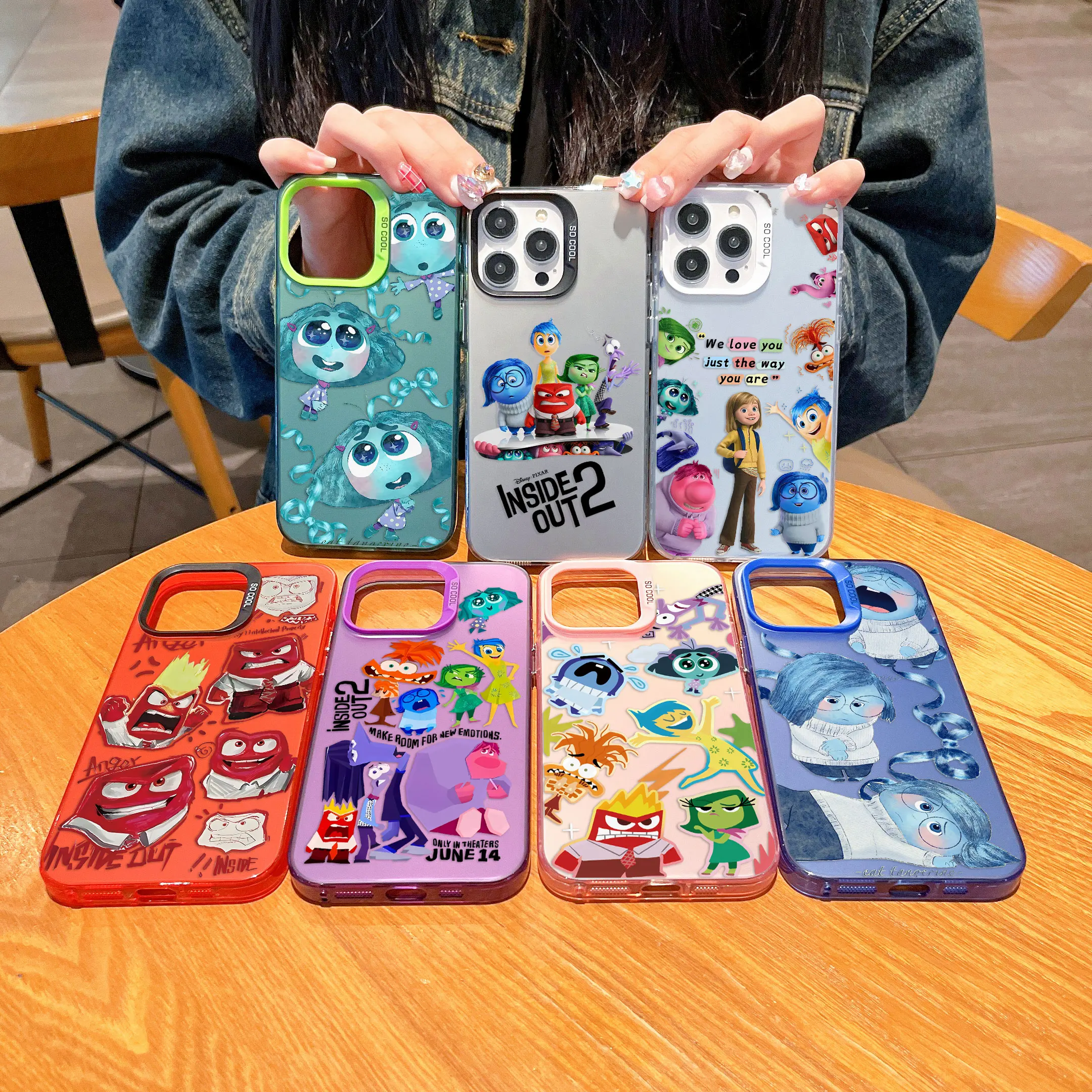 Inside Out Disneys Phone Case for OPPO Realme 5 8 8i 9i 10 11 12 Pro C12 C15 C20 C21Y C31 C33 C35 C53 C55 C65 Pro Plus 5G Cover