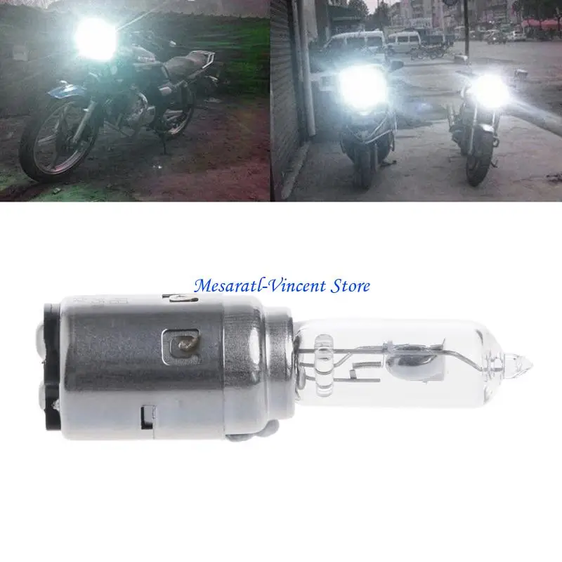 A70F Motorcycle Highlight LED Fog Lamp Bulbs 12V 35W BA20D Driving Running Lig