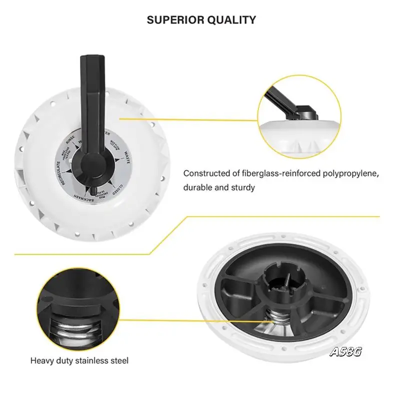 

272422 Replacement Valve Top Assembly For Hi-Flow Pool & Spa 2-Inch Valve Models 261049, 261050, 261142