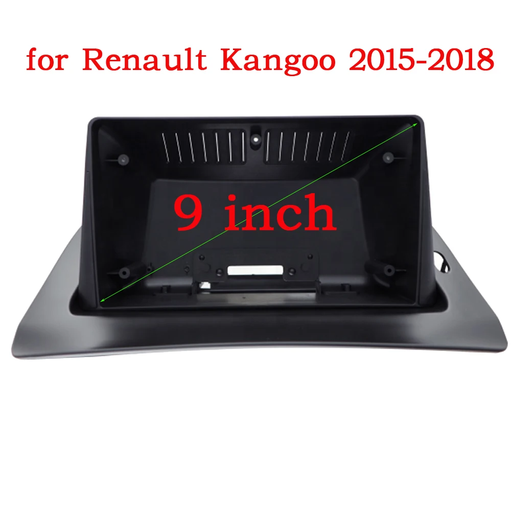 HAOCHEN 9 Inch For Renault Kangoo 2015-2018 Car Radio Fascia Car Radio Panel Wire Sleeve Frame Dashboard Original Car Mount Kit