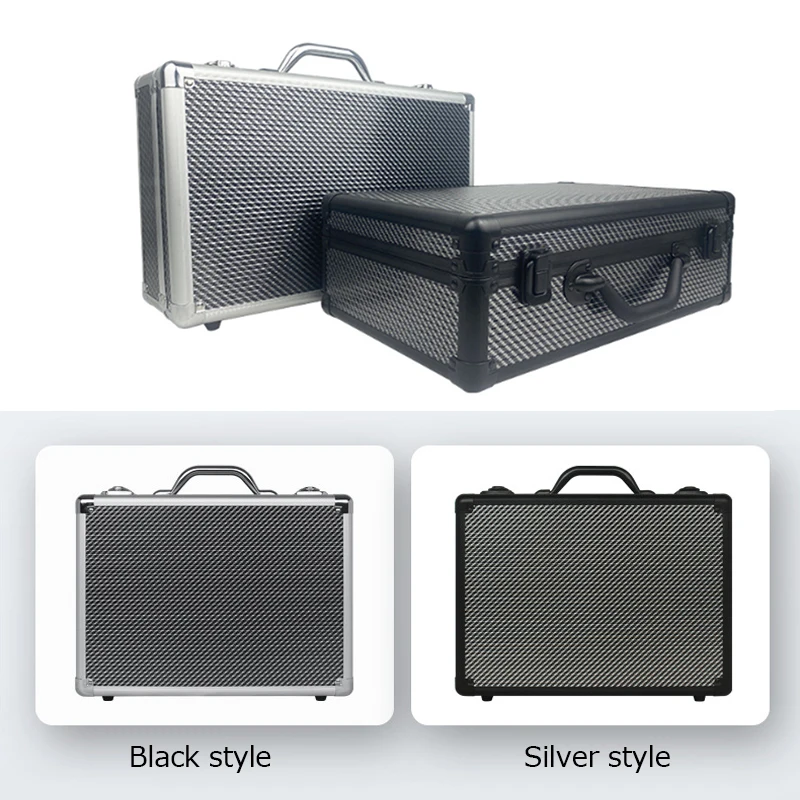 Aluminum Tool Case Carbon Fiber Tool Box Portable Tool box Organizer Box Instrument Hard Case Aluminum Case Tool Pelican Case