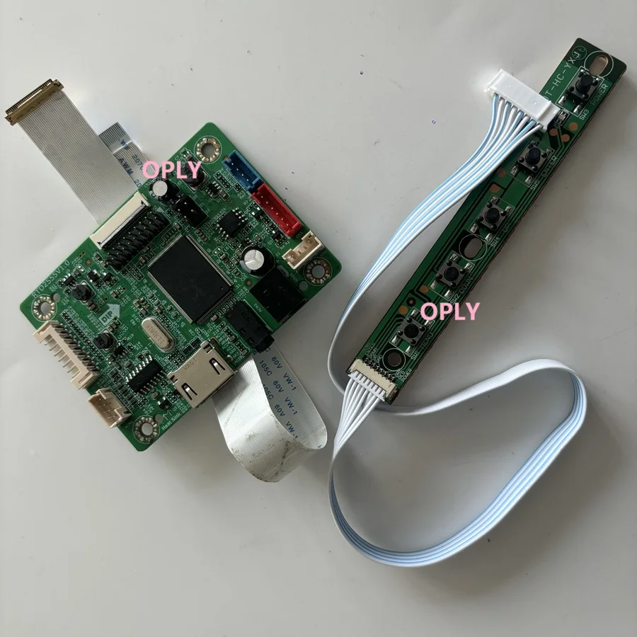 Placa controladora mini EDP compatível com HDMI para N133BGE E N133BGE-EAA N133BGE-EAB 1366*768 13.3" Áudio LED 1366X768