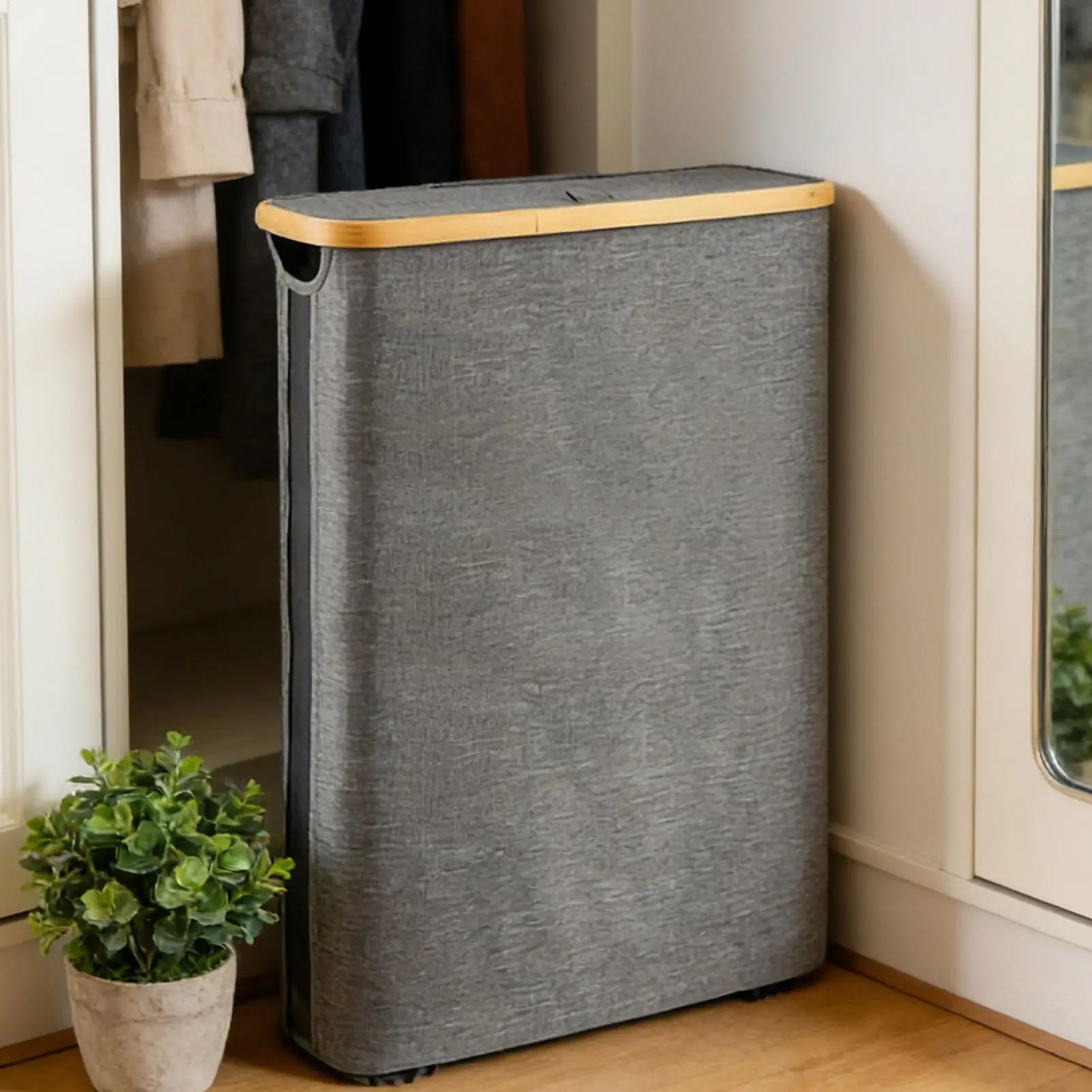 

Toilet Paper Storage 52L Paper Roll Storage Holder With Lid And Handle Foldable Toilet Roll Organizer For Bathroom Shower Home