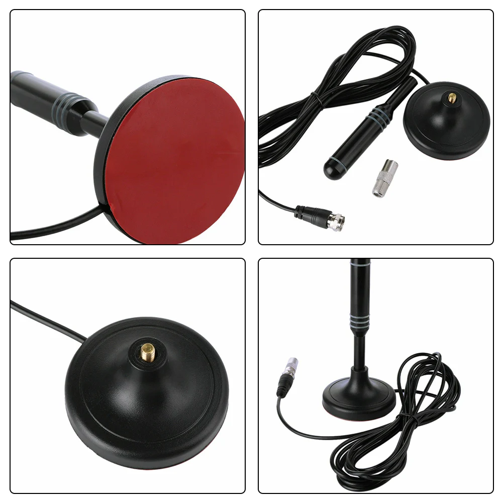 Антенна HDTV DVB-T DVB-T2 DAB Цифровая приемная антенна Plug and Play Крытая и наружная цифровая HD Freeview антенна для Smart TV ​