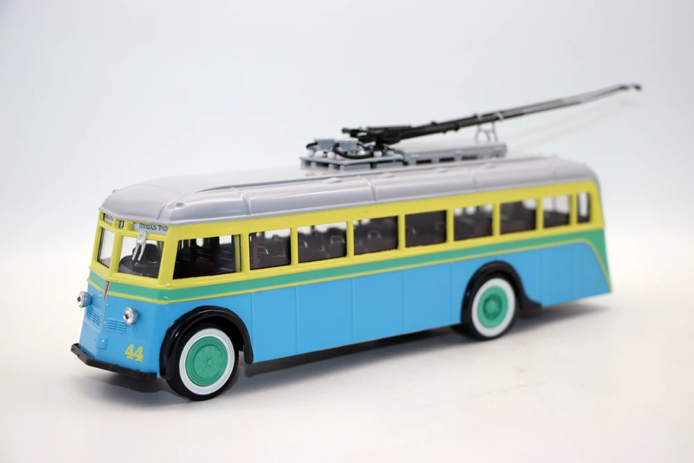 

New 1/43 Scale Trolleybus JaTb 1 Bus Russian Modimio Soviet Trolleybus Diecast Alloy Toys Model for collection gift