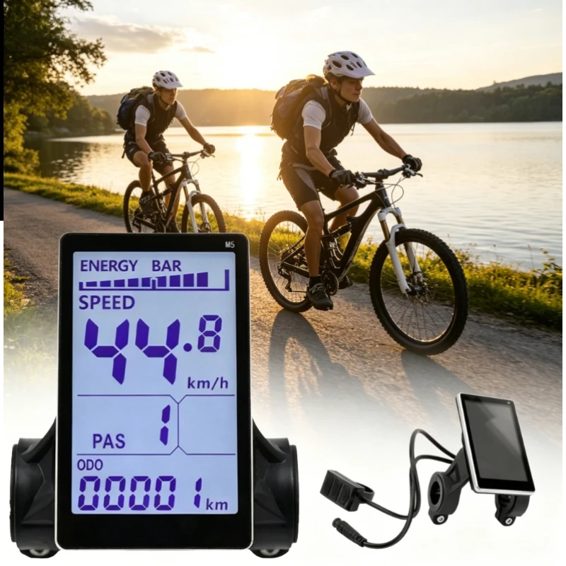 2026 NEW OUXI V8 Electric Bike Display 24V-60V 500W LCD Screen for Scooter Fat EBike 1.0 2.0 3.0 4.0 Version Replacement