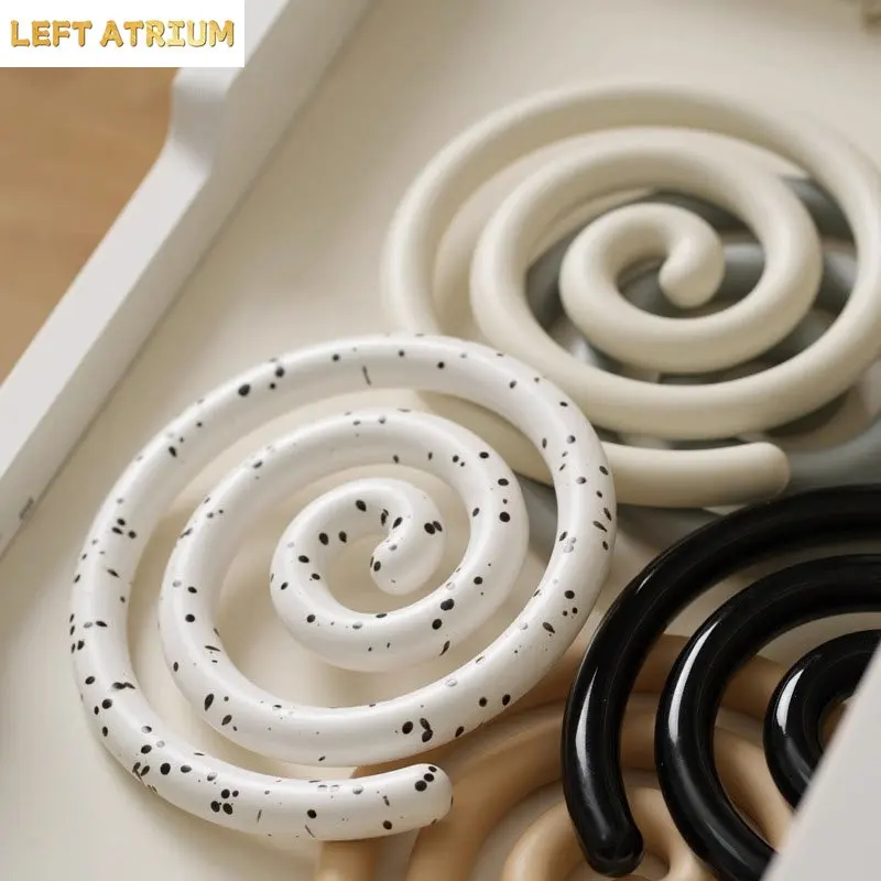 Ceramic Tableware Mat Creative Dining Table Anti Scald Mat Pot Mat High Temperature Resistance Tableware Mats Home Kitchenware