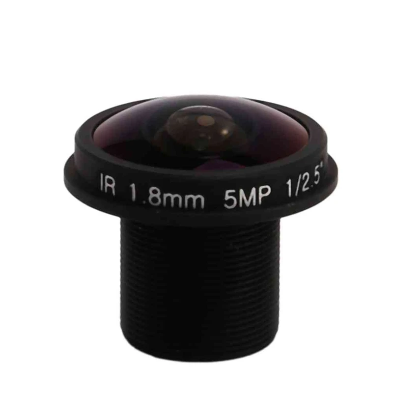 HD Fisheye Cctv Lens 5MP 1.8Mm M12x0.5 Mount 1/2.5 F2.0 180 Degree For Video Surveillance Camera Cctv Lenses