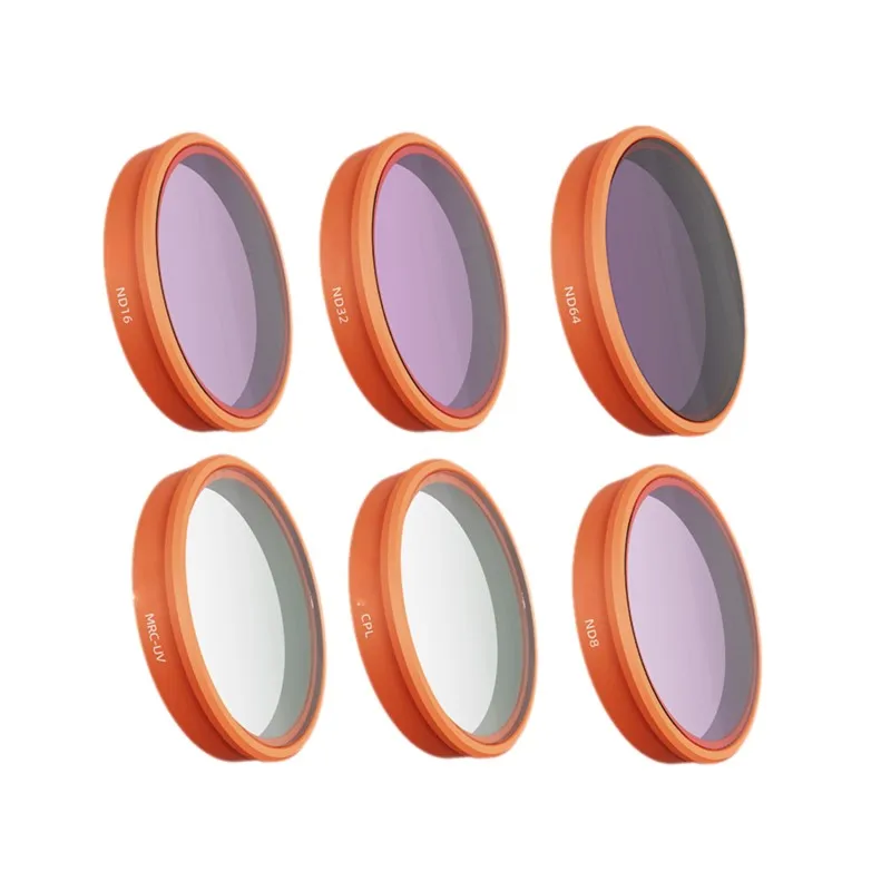 Complete Optical Filter System for DJI Action 6 with CPL ND8 ND16 ND32 ND64 STAR NIGHT Black Mist1/4 ND8PL ND16PL ND32PL Support