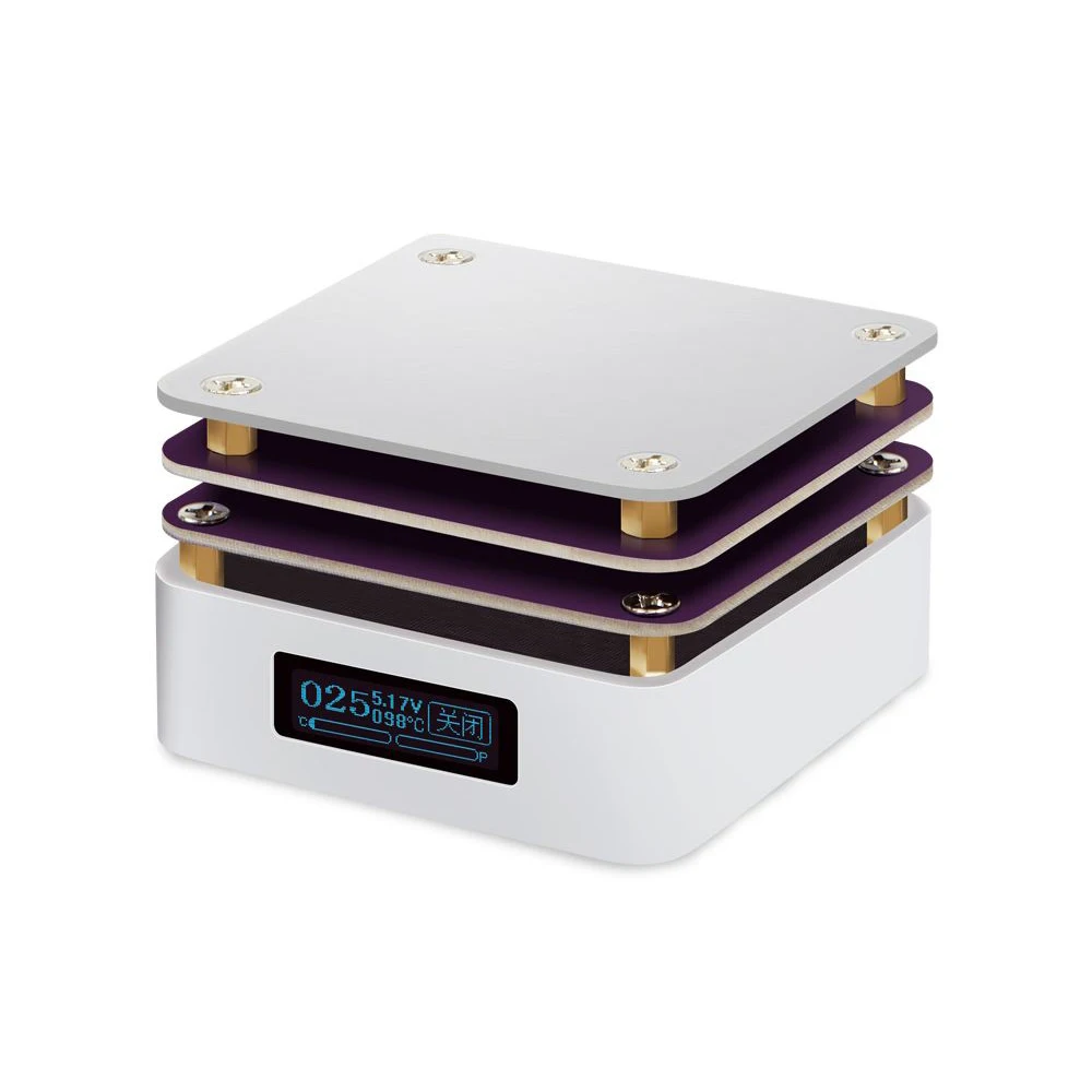 PD65W Mini Hot Plate Digital Soldering Preheating Rework Station Constant Temperature PCB SMD Board Soldering Plate Repair Tools
