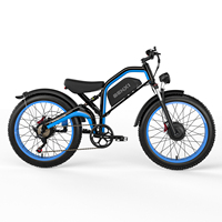 E-BYCCO EB9 Electric bike 2000W motor 52V23AH Lithium battery City Electric bike 26*4.0 fat tire off-road all terrain E bike