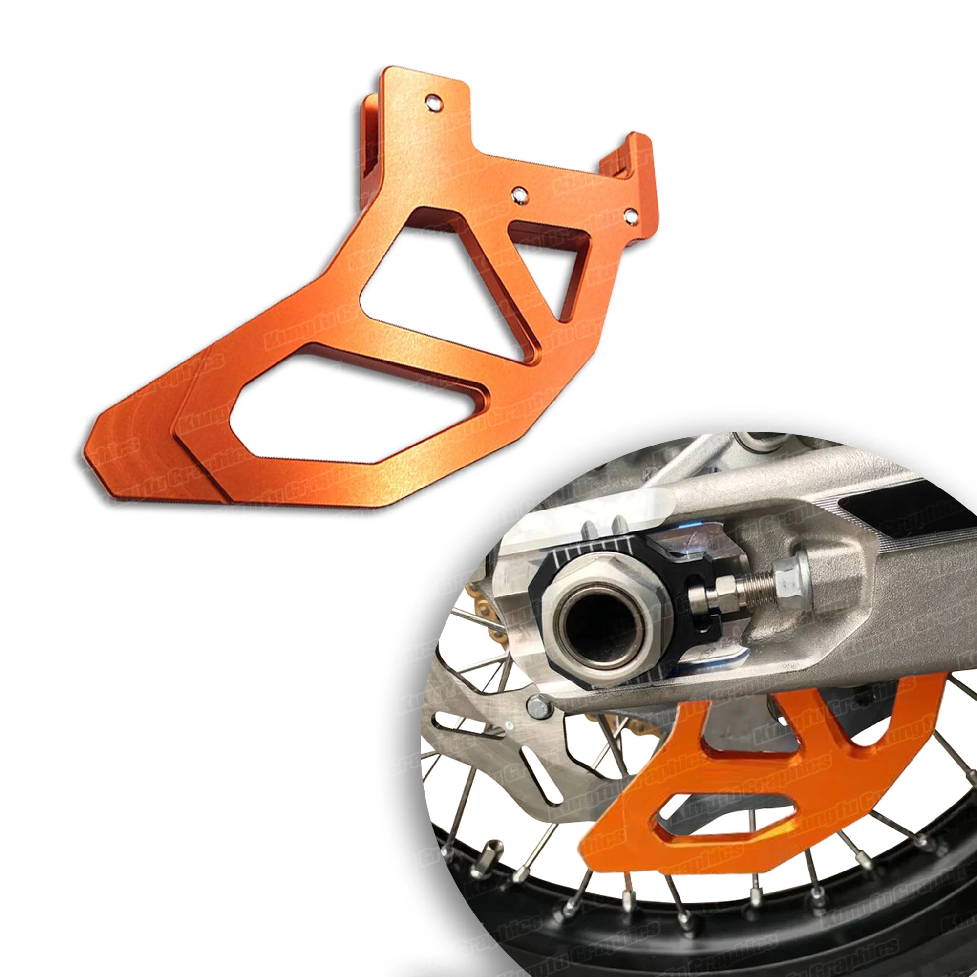 

JY Racing Aluminium Rear Brake Disc Guard for KTM SX SXF XC XC-F EXC EXC-F XCW XCF-W 125-500 / for Husqvarna TC FC TE FE 125-450