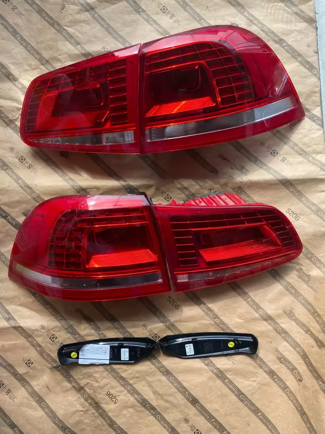 Luces traseras LED para coche, lámpara trasera para Volkswagen Touareg 2011-2017