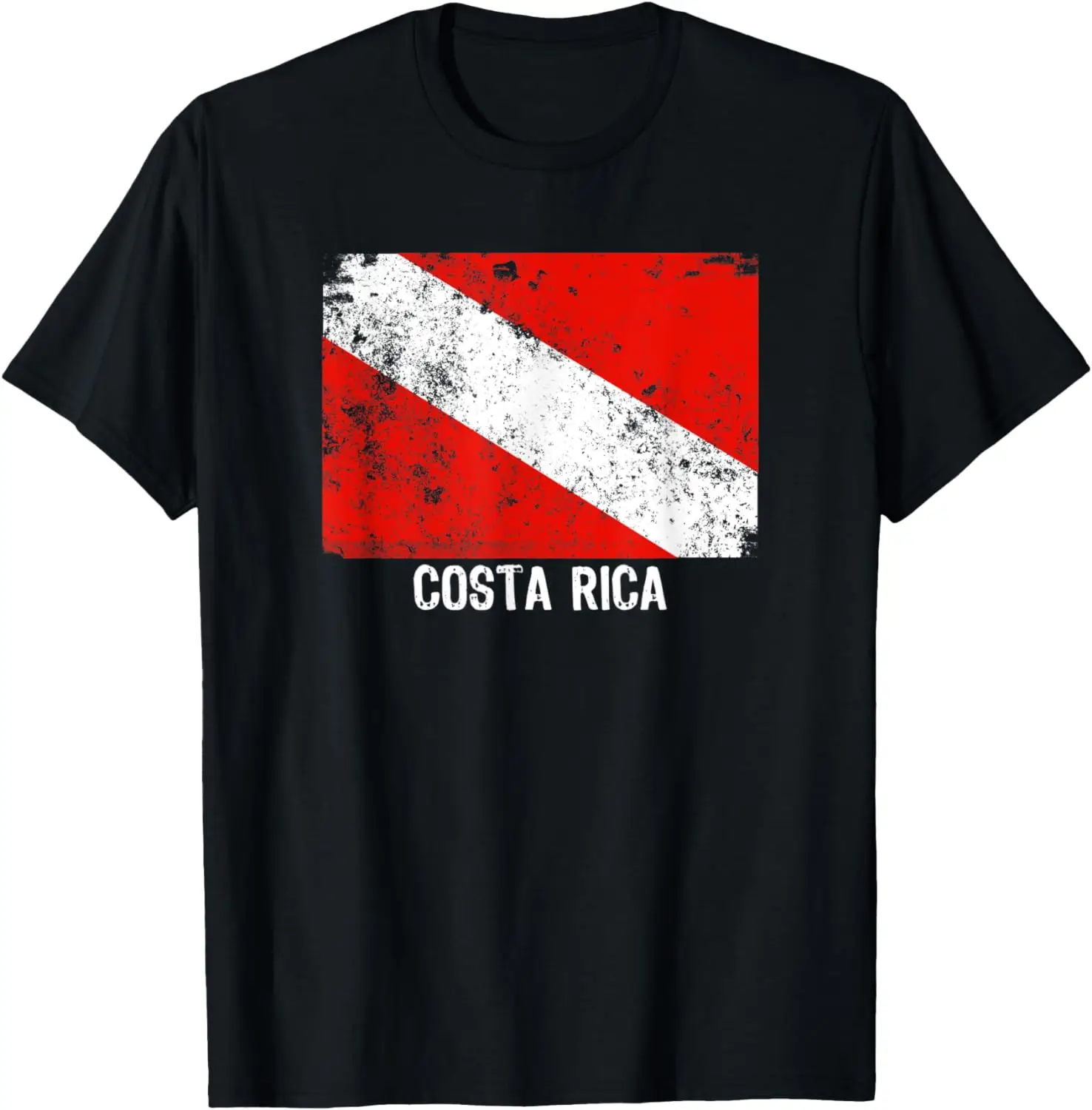 

Vintage Costa Rica Dive Flag Scuba Diving T-Shirt
