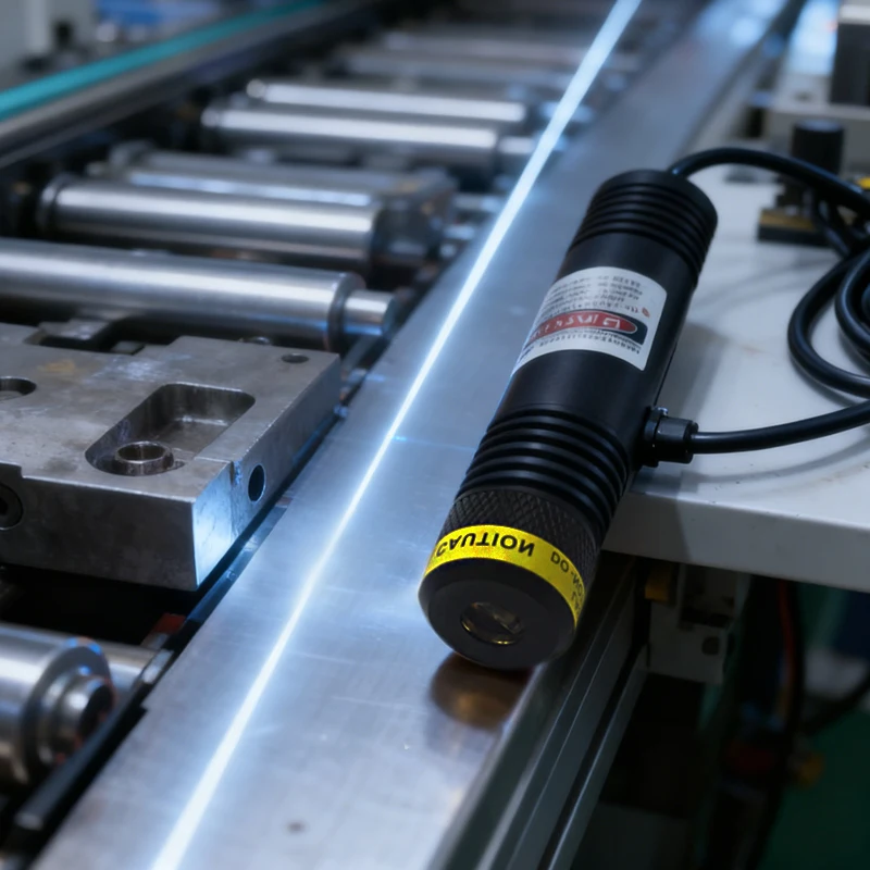 Waterproof IP67 Glass Line D22X100mm 980nm Direct IR 50mW Laser Module for Woodworking Cutting Positioning with High Heat Sink