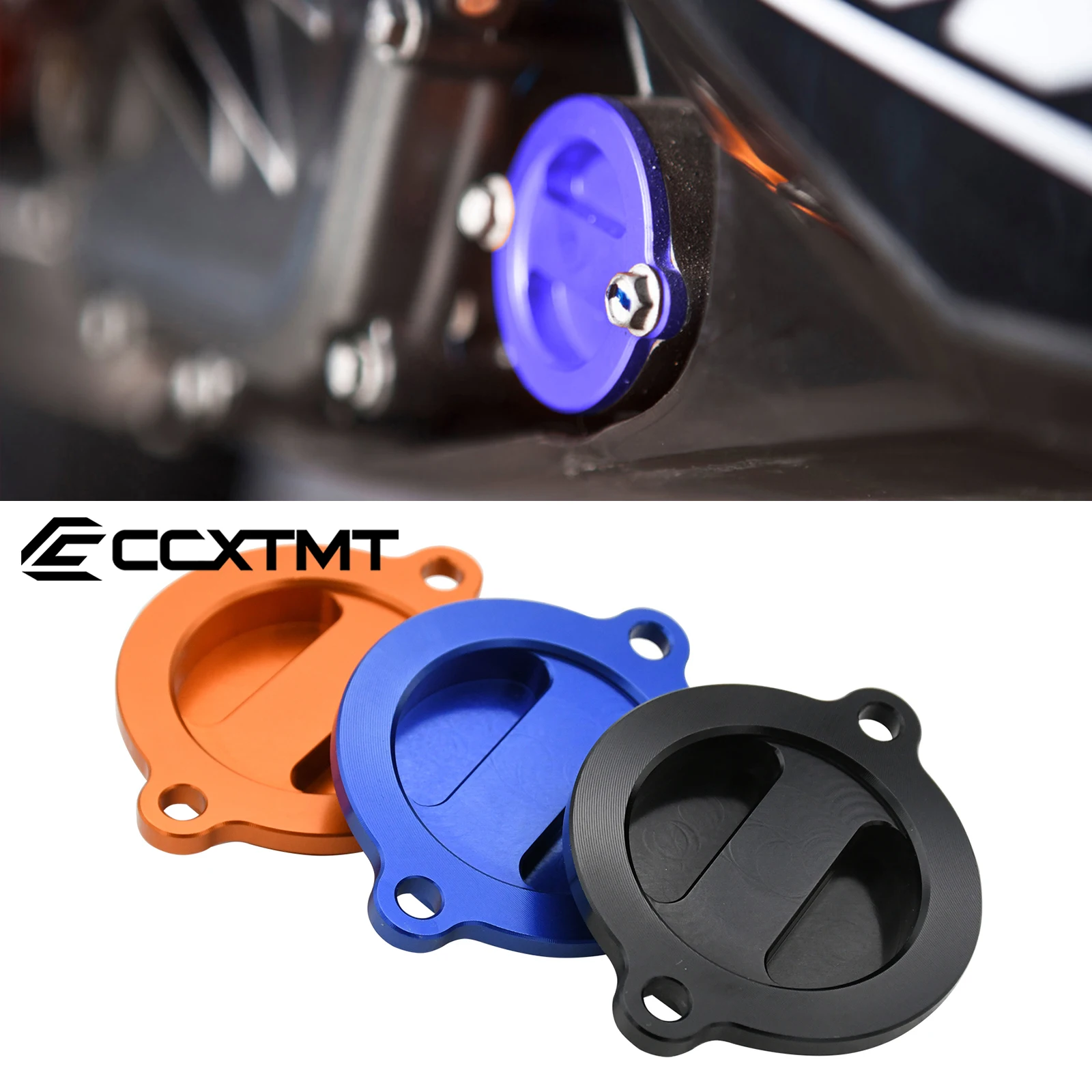 Motorcycle CNC Oil Filter Cover For KTM DUKE RC 125 200 390 SXF EXC 450 500 690 990 1050 1190 1290 Super Adventure RC8/RC8R