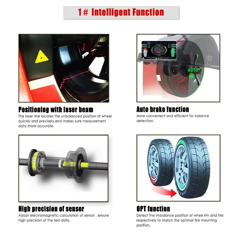 High Stability Repair Tool Car Tyre Wheel Balancing Machine Car Wheel Balancer