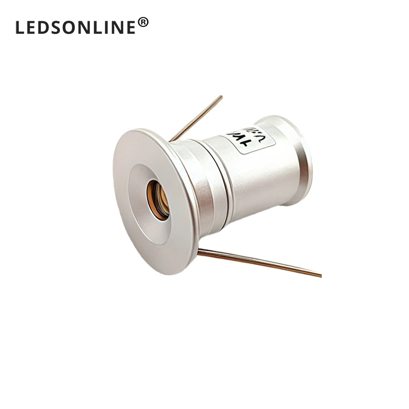 Dimmable Mini 12V LED Spot Recessed Downlight For DIY Home Light Ceiling Cabinet Sauna Steam Room Car Boat Lighting