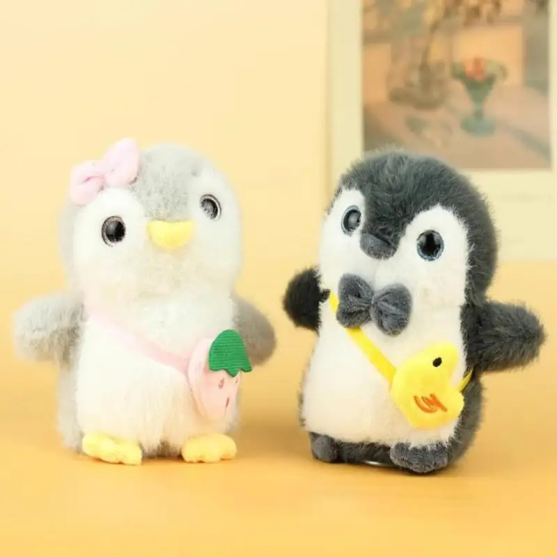 かわいいリトルペンギンぬいぐるみキーホルダーペンダントバックパックぶら下げ装飾ギフト