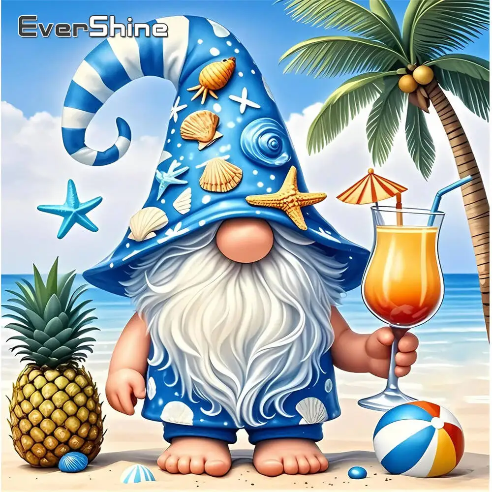 Evershine Diamant-Gemälde, Hund, Tier, Cartoon, komplett, quadratisch, rund, Diamant-Mosaik, Badezimmer, DIY-Bastelset, Heimdekoration