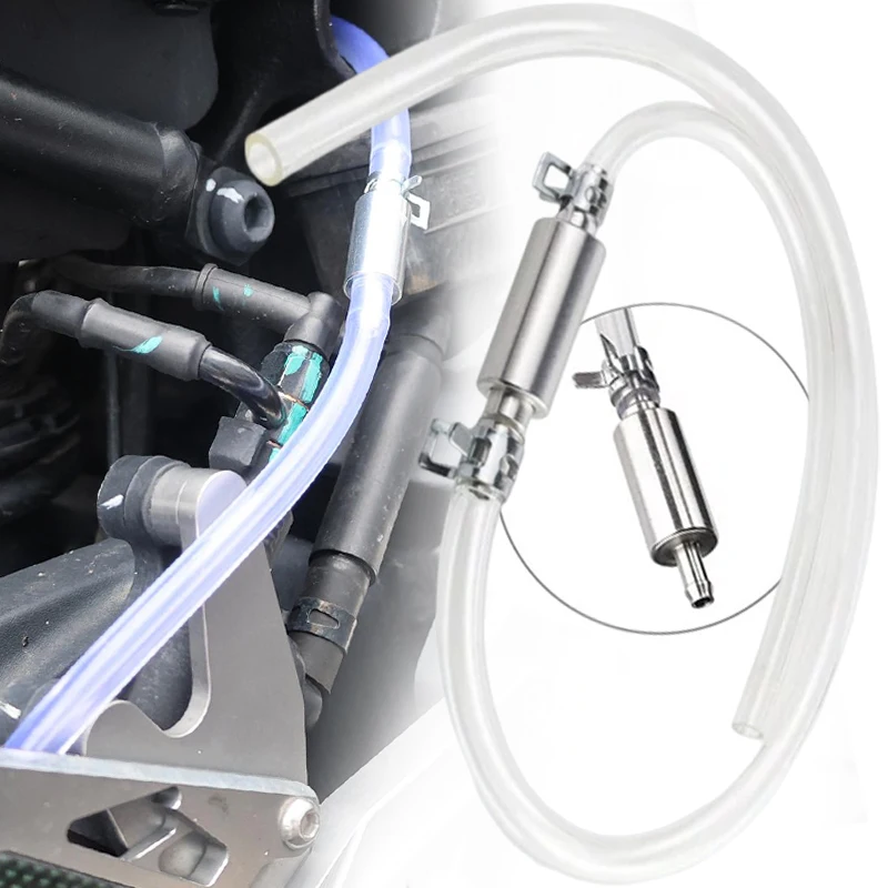

Car Motorcycle Clutch Brake Bleeder Hose Kit Hydraulic Clutch One Way Valve Tube Bleeding Oil Change Pump Tool Car Accessories