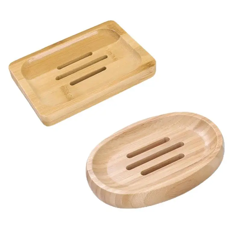 Wooden Soap Holder Soap Bar Holder Bathroom Soap Case with Drainage Hand Craft Soap Dish Sponge Holder for Soap Sponges Scrubber