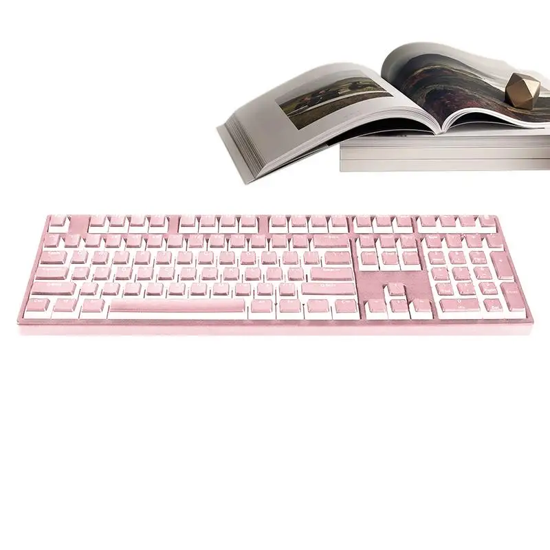 

Keycaps For Mechanical Keyboard Pbt Shine Through Keycaps Aesthetic Replacement Kit For Mechanical Keyboards Game Streamer