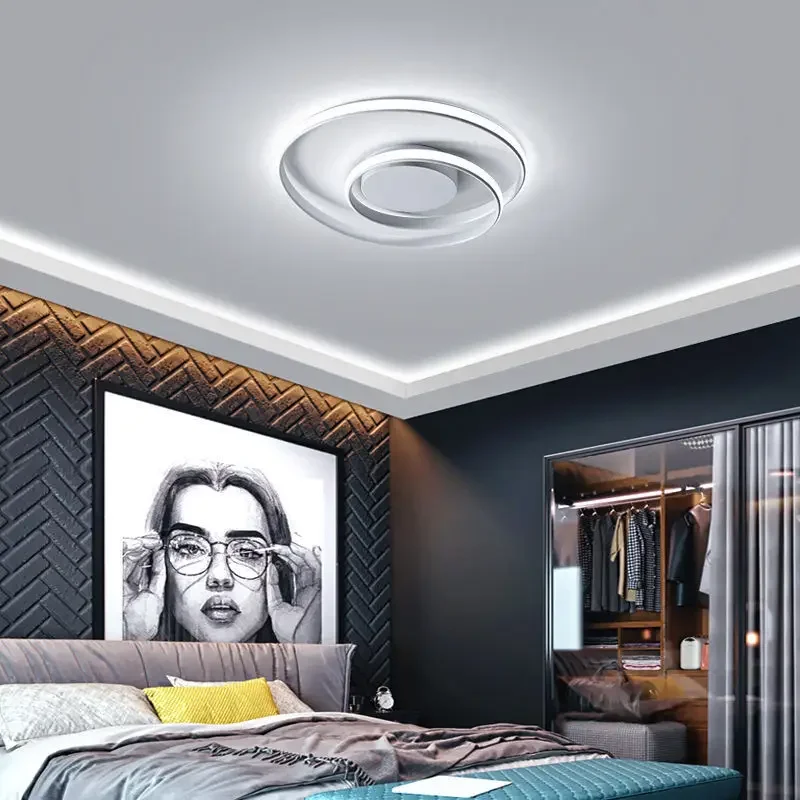 

Living Room Ceiling Light Aluminum Lighting Fixtures Modern Mounted Nordic Creative Bedroom Lights New LED Study Lamp